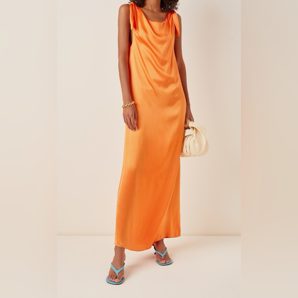 Bernadette Orange Maxi Dress